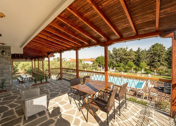 Kalisun Pool House By Georgalas بيت ضيافة Nea Kallikrateia